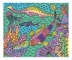 Maxi kreatívna sada Maľovanie Dinosaurus Magic Painting Dinosaur Atelier Janod 6 magických malieb od 6 rokov J07873