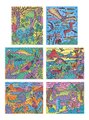Maxi kreatívna sada Maľovanie Dinosaurus Magic Painting Dinosaur Atelier Janod 6 magických malieb od 6 rokov J07873