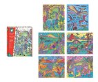 Maxi kreatívna sada Maľovanie Dinosaurus Magic Painting Dinosaur Atelier Janod 6 magických malieb od 6 rokov J07873