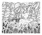 Maxi kreatívna sada Maľovanie Lesné zvieratká Magic Painting Forest Atelier Janod 6 magických malieb od 6 rokov J07874