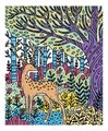 Maxi kreatívna sada Maľovanie Lesné zvieratká Magic Painting Forest Atelier Janod 6 magických malieb od 6 rokov J07874