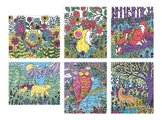 Maxi kreatívna sada Maľovanie Lesné zvieratká Magic Painting Forest Atelier Janod 6 magických malieb od 6 rokov J07874