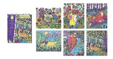 Maxi kreatívna sada Maľovanie Lesné zvieratká Magic Painting Forest Atelier Janod 6 magických malieb od 6 rokov J07874