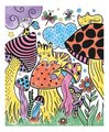 Maxi kreatívna sada Maľovanie Zvieratká v noci Magic Painting Good Night Atelier Janod 6 magických malieb od 6 rokov J07875