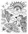 Maxi kreatívna sada Maľovanie Zvieratká v noci Magic Painting Good Night Atelier Janod 6 magických malieb od 6 rokov J07875