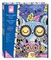 Maxi kreatívna sada Maľovanie Zvieratká v noci Magic Painting Good Night Atelier Janod 6 magických malieb od 6 rokov J07875