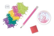 Midi kreatívna sada trblietavé obrázky Mágia Mini Rhinestones Magic Atelier Janod 1350 kryštálikov od 7 rokov J07877