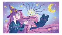 Midi kreatívna sada trblietavé obrázky Mágia Mini Rhinestones Magic Atelier Janod 1350 kryštálikov od 7 rokov J07877