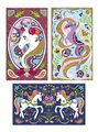 Midi kreatívna sada farebný piesok Jednorožec Glitter Unicorns Atelier Janod s trblietkami od 7 rokov J07883