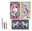 Midi kreatívna sada farebný piesok Jednorožec Glitter Unicorns Atelier Janod s trblietkami od 7 rokov J07883
