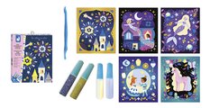Maxi kreatívna sada Čarovná noc Magic Night Atelier Janod trblietavý piesok svietiaci v tme od 5 rokov J07885