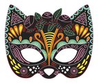 Mini kreatívna sada Party Masky Scratch Art Party Masks Atelier Janod vyškrabovacie obrázky 5 masiek od 5 rokov J07890