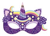 Mini kreatívna sada Party Masky Scratch Art Party Masks Atelier Janod vyškrabovacie obrázky 5 masiek od 5 rokov J07890