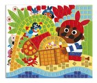 Mini kreatívna sada Mozaika Piráti Mosaics Pirates Atelier Janod 3 karty od 5 rokov J07897