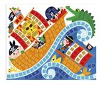 Mini kreatívna sada Mozaika Piráti Mosaics Pirates Atelier Janod 3 karty od 5 rokov J07897