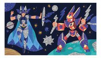 Midi kreatívna sada farebný piesok Hrdinovia Glitter Heroes Atelier Janod s trblietkami od 6 rokov J07920