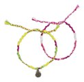 Sada na výrobu šperkov Neónové náramky Neon Brazilian Bracelets Atelier Janod so šperkovničkou od 8 rokov J07929