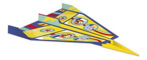 Mini kreatívna sada Lietadlá Origami Paper Planes Atelier Janod papierové skladačky 5 lietadiel od 6 rokov J07940
