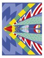 Mini kreatívna sada Lietadlá Origami Paper Planes Atelier Janod papierové skladačky 5 lietadiel od 6 rokov J07940