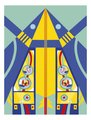 Mini kreatívna sada Lietadlá Origami Paper Planes Atelier Janod papierové skladačky 5 lietadiel od 6 rokov J07940