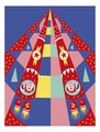 Mini kreatívna sada Lietadlá Origami Paper Planes Atelier Janod papierové skladačky 5 lietadiel od 6 rokov J07940
