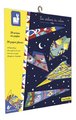 Mini kreatívna sada Lietadlá Origami Paper Planes Atelier Janod papierové skladačky 5 lietadiel od 6 rokov J07940