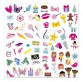 Mini kreatívna sada Nebo peklo raj Origami Paper Fortune Tellers Atelier Janod papierové skladačky 24 kariet od 7 rokov J07941