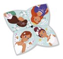 Mini kreatívna sada Nebo peklo raj Origami Paper Fortune Tellers Atelier Janod papierové skladačky 24 kariet od 7 rokov J07941