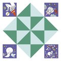 Mini kreatívna sada Nebo peklo raj Origami Paper Fortune Tellers Atelier Janod papierové skladačky 24 kariet od 7 rokov J07941