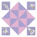Mini kreatívna sada Nebo peklo raj Origami Paper Fortune Tellers Atelier Janod papierové skladačky 24 kariet od 7 rokov J07941