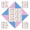 Mini kreatívna sada Nebo peklo raj Origami Paper Fortune Tellers Atelier Janod papierové skladačky 24 kariet od 7 rokov J07941
