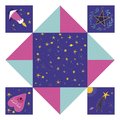 Mini kreatívna sada Nebo peklo raj Origami Paper Fortune Tellers Atelier Janod papierové skladačky 24 kariet od 7 rokov J07941