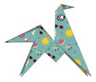 Mini kreatívna sada Zvieratká Origami Animals Atelier Janod papierové skladačky 6 origami modelov od 8 rokov J07943