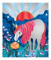 Maxi kreatívna sada 3D maľovanie Jednorožce Pearlescent and 3D Painting Unicorns Atelier Janod 4 obrázky a 2 farby od 7 rokov J07951