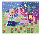 Mini kreatívna sada Mozaika Jednorožec Mosaics Ponies and Unicorns Atelier Janod 6 listov od 5 rokov J07957
