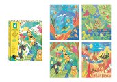 Maxi kreatívna sada Maľovanie vodovými farbami Zvieratká Golden Pictures Watercolor Animals Atelier Janod 4 obrázky od 6 rokov J07959