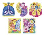 Maxi kreatívna sada Mozaika Víly Mosaics Fairies Atelier Janod 8 listov od 5 rokov J07960