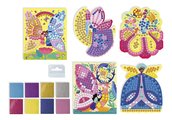 Maxi kreatívna sada Mozaika Víly Mosaics Fairies Atelier Janod 8 listov od 5 rokov J07960