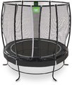 Trampolína s ochrannou sieťou Lotus Premium Exit Toys priemer 253 cm čierna