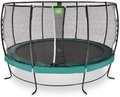 Trampolína s ochrannou sieťou Lotus Premium Exit Toys priemer 253 cm zelená