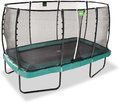 Trampolína s ochrannou sieťou Allure Premium  Exit Toys zelená 214*366 cm