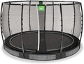 Trampolína s ochrannou sieťou Allure Premium ground Exit Toys prízemná priemer 366 cm čierna
