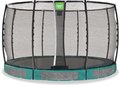 Trampolína s ochrannou sieťou Allure Premium ground Exit Toys prízemná priemer 366 cm zelená