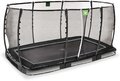 Trampolína s ochrannou sieťou Allure Premium  ground Exit Toys prízemná 244*427 cm čierna