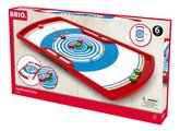 Drevená hra Curling Shuffleshot BRIO s hracou doskou a 8 diskami s počítadlom bodov od 6 rokov BRIO0907