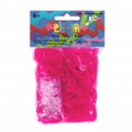 Rainbow Loom originálne transparentné gumičky 600 kusov ružové od 6 rokov