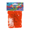 Rainbow Loom originálne transparentné gumičky 600 kusov oranžové od 6 rokov