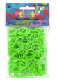 Rainbow Loom originálne gumičky 300 kusov neónovozelené od 6 rokov