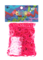 Rainbow Loom originálne gumičky 600 kusov ružové od 6 rokov