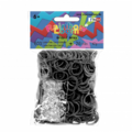 Rainbow Loom originálne gumičky 600 kusov šedé od 6 rokov